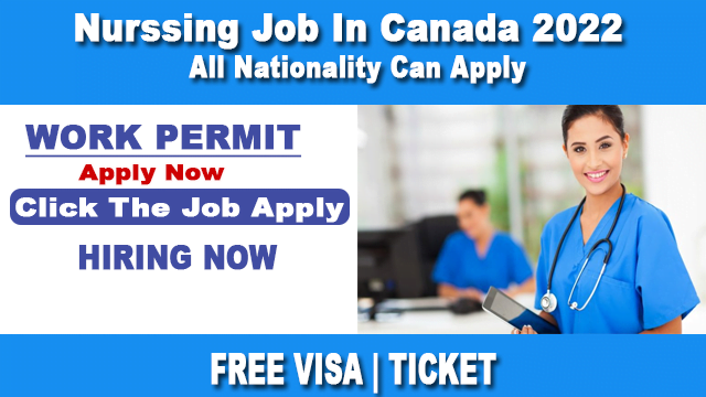 Nursing Jobs In Canada with visa sponsorship 2022 Apply Now