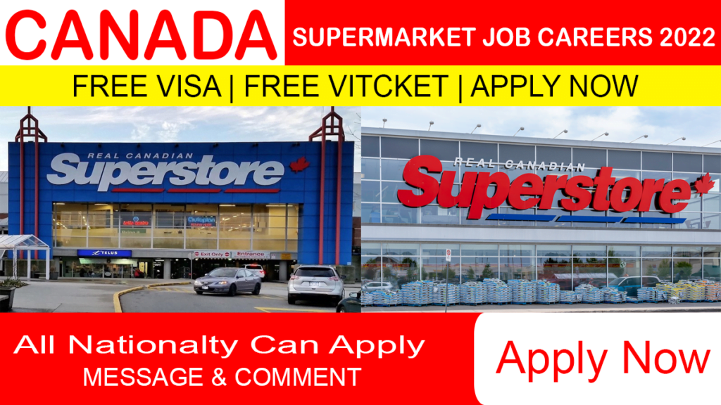 Supermarket Jobs In Canada With Visa Sponsorship 2022